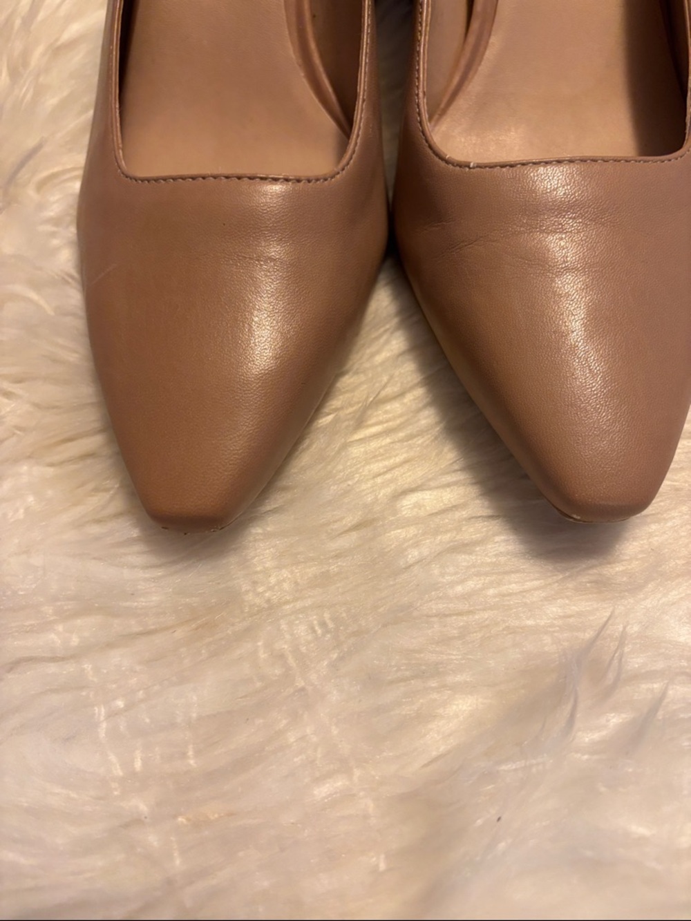 27 EDIT Naturalizer Licia Leather Snip Toe Block Heel Dress Pumps Sz 7M - Picture 6 of 8